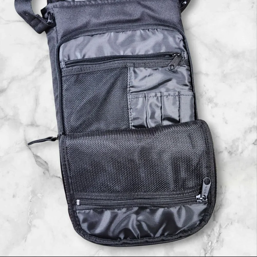NWT OGIO Technologio RS655 Shoulder Sling Bag Black Blue AASC Logo Pockets